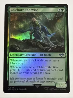 MTG Lord of the Rings Celeborn the Wise Foil 0156 NM - Image 1