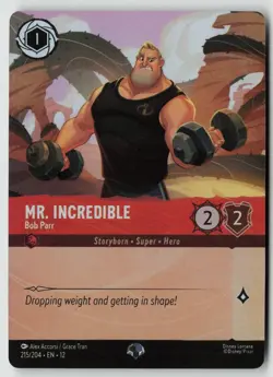 Disney Lorcana Mr. Incredible 215/204 Wilds Unknown Epic NM - Image 1