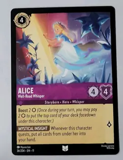 Disney Lorcana TCG - Winterspell: Alice (036/204) - Uncommon - Near Mint - Image 1