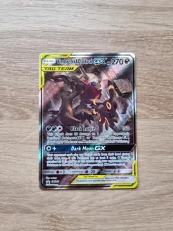 Pokemon Umbreon & Darkrai GX Tag Team SM241 Alternate Full Art Promo Card Mint - Image 1