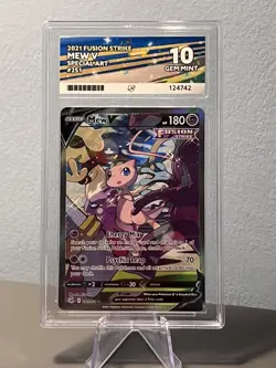 Pokemon TCG Fusion Strike Mew v 251/264 Ace 10 English Card Alternative Art Rare - Image 1