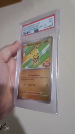 PSA 9 - Pikachu Berkemeja Batik 191/SV-P Holo Foil Indonesia Journey Promo - Image 2