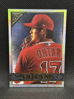 2020 Topps Gallery #41 Shohei Ohtani Rainbow Foil SP Angels LA Dodgers - Image 1