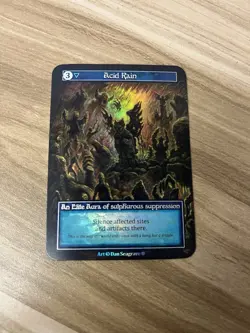 Acid Rain (Foil) NM · Gothic Elite · Sorcery: Contested Realm - Image 1