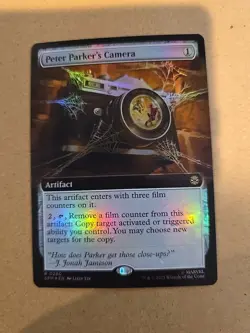 MTG Peter Parker's Camera 0280 Foil (Extended Art) Marvel's Spider-Man - Image 1