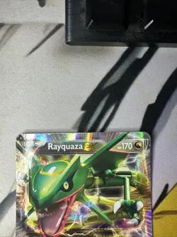 Pokemon TCG Rayquaza EX BW47 Black & White Holo MP-/HP - Image 2