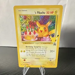 🔥 Pokemon TCG Birthday Pikachu 24/53 Celebrations Classic Collection Holo 🔥 - Image 1