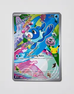 Popplio 045 Holo Promo ME: Mega Evolution Promo Pokemon Near Mint - Image 1