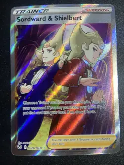 2022 Pokemon Silver Tempest Trainer Gallery TG28/TG30 Sordward & Shielbert - Image 1