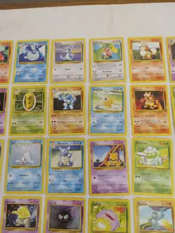 Pokemon Base Set Unlimited Common And Uncommon Set of Cards. NM 70 cards - Image 3