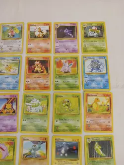 Pokemon Base Set Unlimited Common And Uncommon Set of Cards. NM 70 cards - Image 4