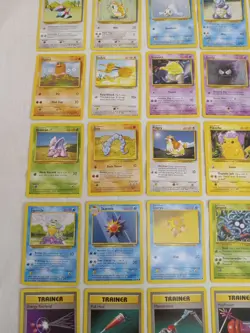 Pokemon Base Set Unlimited Common And Uncommon Set of Cards. NM 70 cards - Image 5
