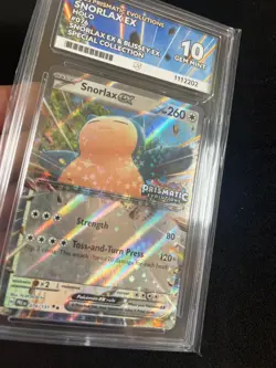 Snorlax 076/131 ACE 10 GEM MINT Pokemon Cards Holo Stamped Prismatic Evolutions - Image 2