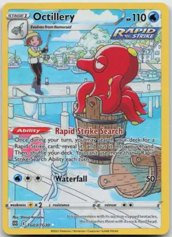 Octillery TG03/TG30 Holo Brilliant Stars Trainer Gallery Pokemon NM - Image 1