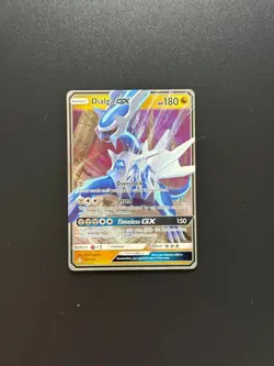 Dialga GX 100/156 Ultra Rare Pokemon TCG SM Ultra Prism 2018 Timeless GX 100/156 - Image 1