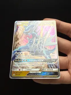 Dialga GX 100/156 Ultra Rare Pokemon TCG SM Ultra Prism 2018 Timeless GX 100/156 - Image 3