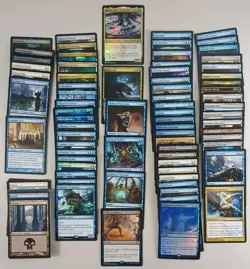 Magic 100 Commander Deck Queza Sneaky Cephalid Draw GO MTG Ready To Play - Image 1