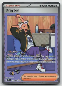 Drayton 172/131 Sv: Prismatic Evolutions Holo Pokemon TCG NM EN - Image 1