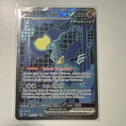 Pokemon TCG Iron Crown ex 158/131 SV Prismatic Evolutions SIR - Image 1