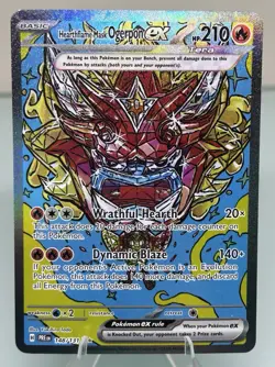 Pokemon TCG Hearthflame Mask Ogerpon EX 148/131 Prismatic Evolutions SIR - Image 1