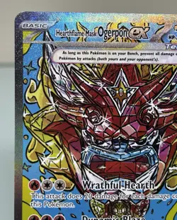 Pokemon TCG Hearthflame Mask Ogerpon EX 148/131 Prismatic Evolutions SIR - Image 3