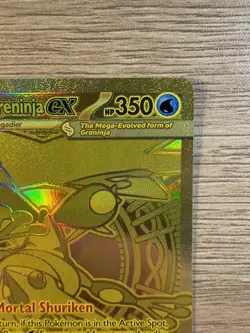 Pokemon TCG Chaos Rising Mega Greninja Ex GOLD 122/086 English Mega Hyper Rare - Image 4