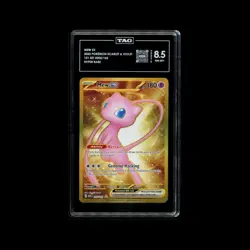 2023 POKEMON SCARLET & VIOLET 151 #205/165 MEW EX HYPER RARE TAG 8.5 NM MT+ - Image 1