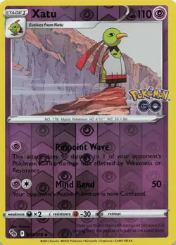 Pokemon TCG Xatu #29/108 Reverse Holo XY - Roaring Skies NM - Image 1