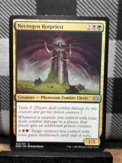 MTG TCG: Necrogen Rotpriest 212/271, Phyrexia: All Will Be One - Image 1