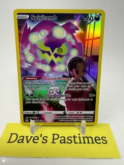Pokemon Spiritomb Lost Origin Trainer TG09/TG30 Ultra Rare Full Art Holo P4 - Image 1