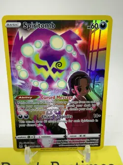 Pokemon Spiritomb Lost Origin Trainer TG09/TG30 Ultra Rare Full Art Holo P4 - Image 2