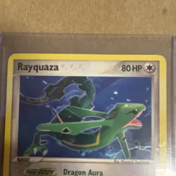 Nintendo Pokemon TCG Rayquaza 22/107 EX Deoxys Rare 80HP Eng 2005 - Image 3