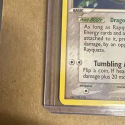 Nintendo Pokemon TCG Rayquaza 22/107 EX Deoxys Rare 80HP Eng 2005 - Image 5