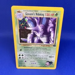 Wizards of the Coast Pokemon TCG Giovanni's Nidoking 7/132 Holo Rare Eng 2000 - Image 1