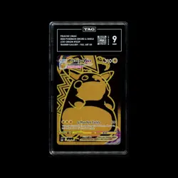 2022 POKEMON LOST ORIGIN #TG29 PIKACHU VMAX FULL ART ULTRA RARE TAG 9 MINT - Image 1