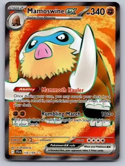 Mamoswine ex 174 Ultra Rare Journey Together Near Mint - Image 1
