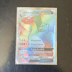 The Pokemon Company Charizard GX 150/147 SM Burning Shadows Rainbow Rare Holo - Image 1