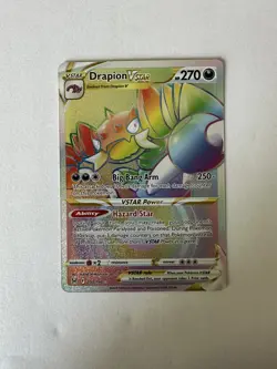 Pokemon Drapion VSTAR 200/196 Lost Origin Rainbow Secret Rare Holo - Image 1
