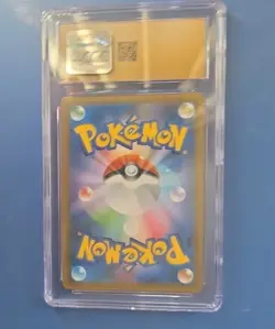 CGC 10 Pristine Pokemon Celebi #015 Super Burst Impact Prism Holo Japanese - Image 2