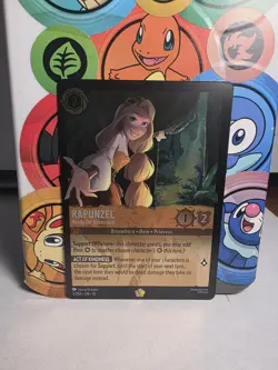 Rapunzel Ready for Adventure Lorcana Whispers in the Well Legendary NM 3/204 - Image 1