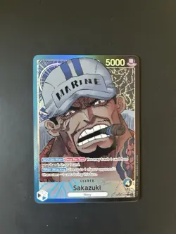 One Piece Sakazuki OP05-041 L Leader Alt Art Awakening of the New Era English NM - Image 1