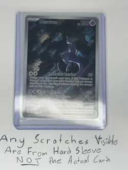 Pokemon TCG Mewtwo 052 Scarlet & Violet 151 Black Star Promo - Image 1