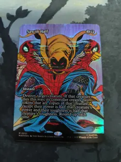 Saw in Half (Borderless) Marvel Eternal-Legal Foil - Image 1