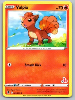 Vulpix 029/264 Common Fusion Strike Pokemon Lightly Played - Image 1