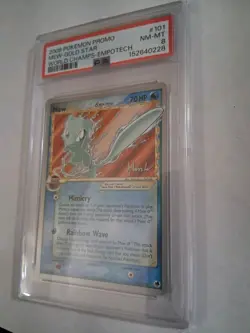 Pokemon TCG Mew Star Gold Star Promo 101/101 World Championship Decks PSA 8 - Image 3