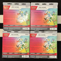 Pokemon TCG First Partner Illustration Collection Series 2 Sealed 4 Box Lot - Image 2