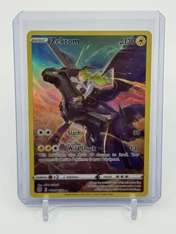 Pokemon TCG Zekrom TG05/TG30 Full Art Trainer Gallery Brilliant Stars - Image 1
