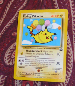 POKEMON BLACK STAR PROMO 25 FLYING PIKACHU - Image 1