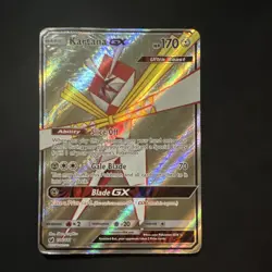 Pokemon TCG Crimson Invasion Kartana GX 106/111 Ultra Rare Holo Full Art - Image 1
