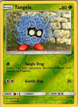 Tangela 16/214 Unbroken Bonds Pokemon Reverse Holo Near Mint - Image 1